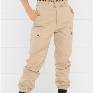 Miss Lola high waisted Cargo Pants